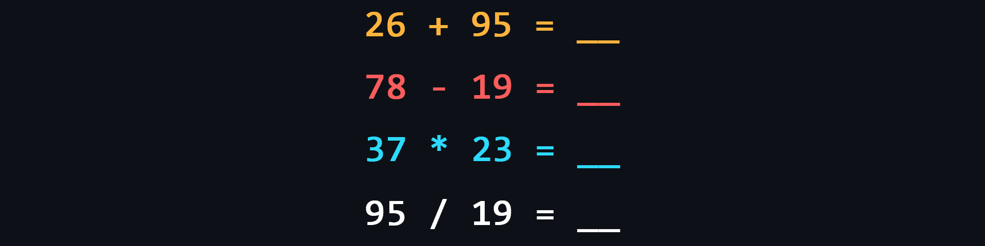 Math-expressions